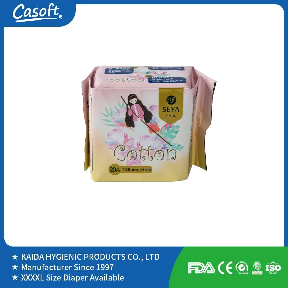 Professional Factory Hot Sale Good Price Wholesale/Supplier Pads for Women Great Quality Negative Anion Chip Sanitary Napkin