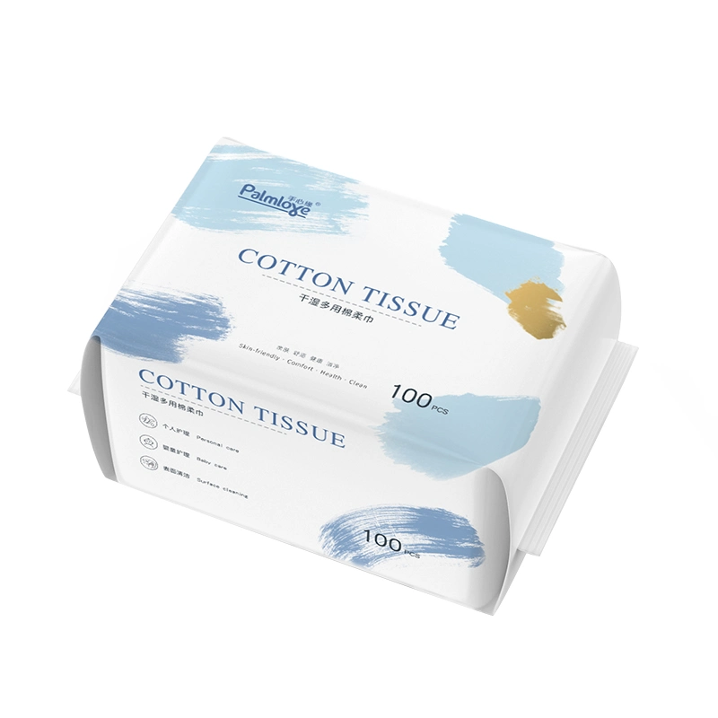 Softest Sensitive Skin Care and Removing Face Eye Heavy Makeup Unscented Cotton Facial Tissues