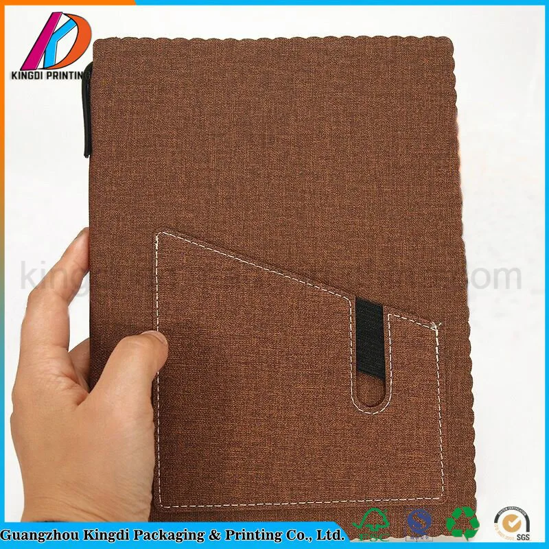 Custom A5 imprimé à couverture rigide en cuir pour ordinateur portable PU Journal