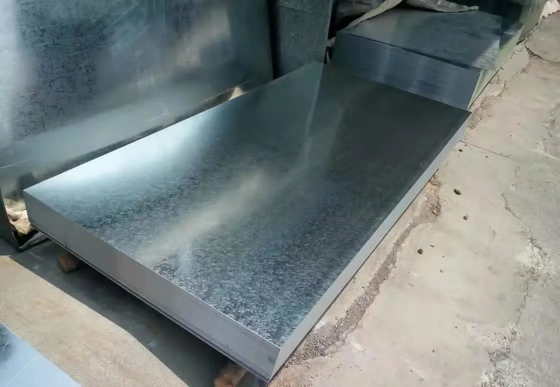 Dx51d Z275 Zinc Galvanized Steel Sheet Dx53D Z150 24 Gauge 4X8 Flat Iron Plate 0.6mm Metal Roll