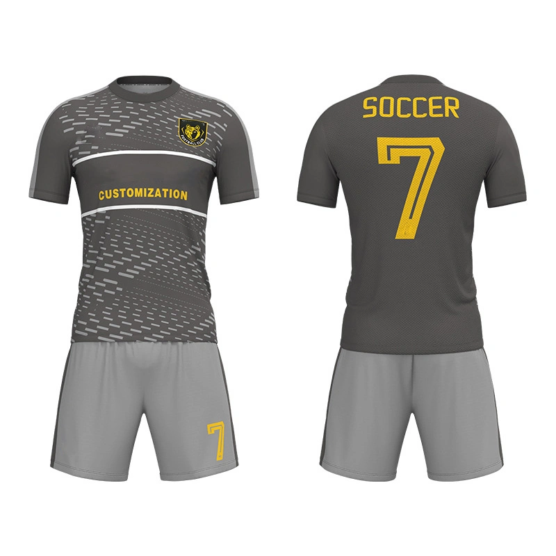 Design Team Name Custom High quality/High cost performance  Soccer Breathable Soccer Uniform Football Jersey