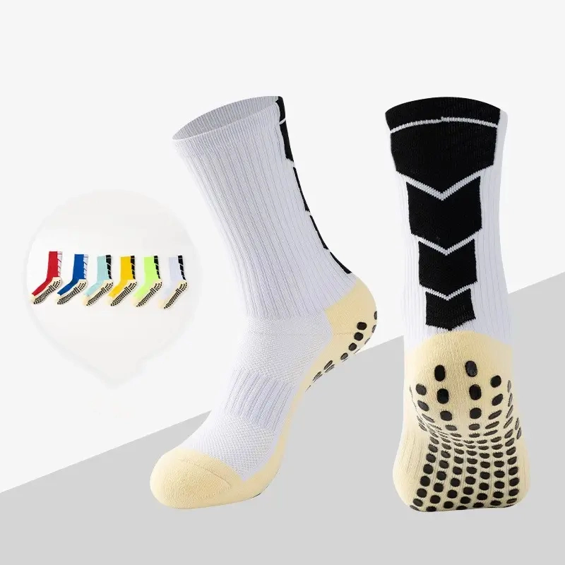 Fashion Grip Embroidery Men Compression Logo Print Men's Designer Sport Custom Socks