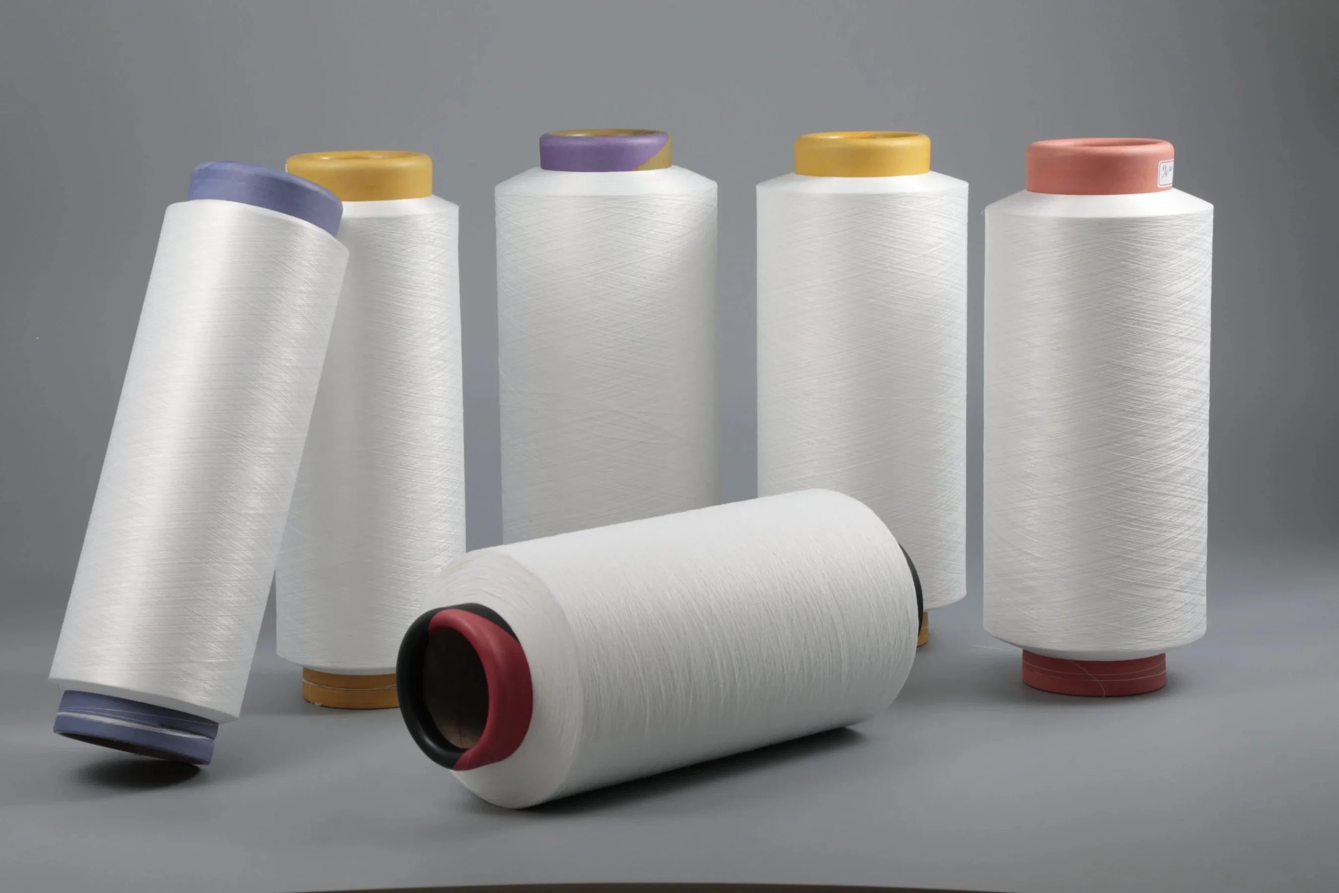 ATY FD 90D/196F Raw Material Recycled Polyester Yarn With GRS Certificate