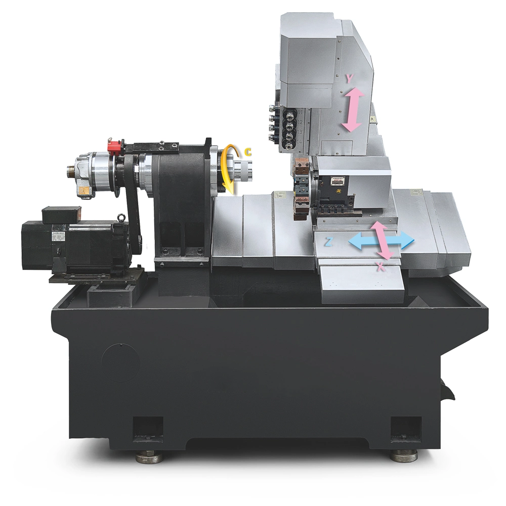 Sistema Siemens Fanuc máquina de torno de trabajo de metales de alta calidad opcional