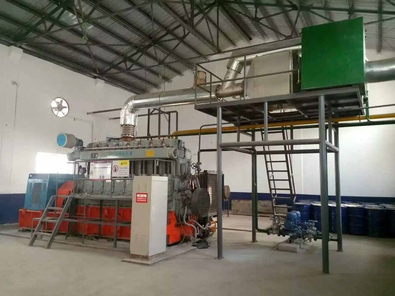 SGS Ce 900kw Coke Oven Gas Generator Plant with Exhaust Boiler