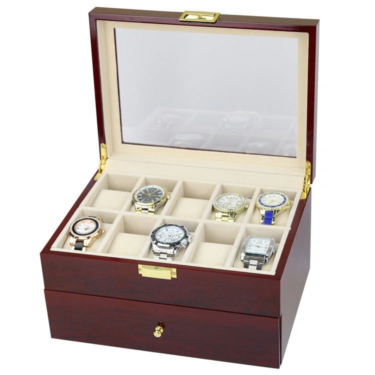 Wholesale/Supplier High quality/High cost performance  PU Leather Watch Packing Box Watch Outdoor Suitcase Display