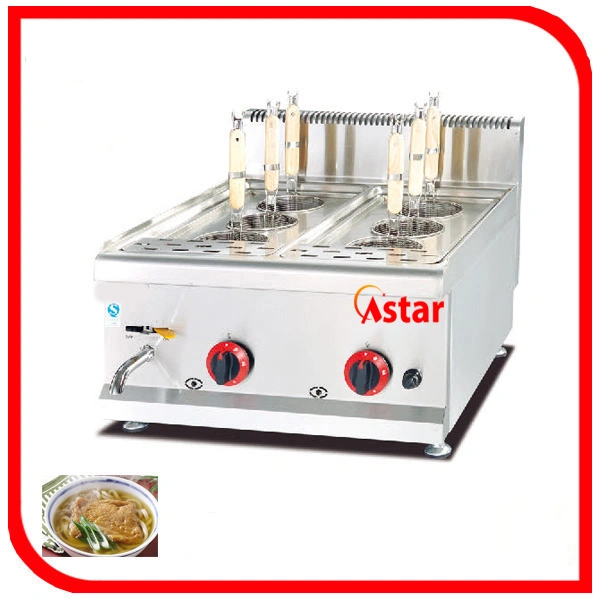 Comercial equipamiento de cocina Cocina con cuatro armarios cocinas y rango de gas de gran eficiencia.