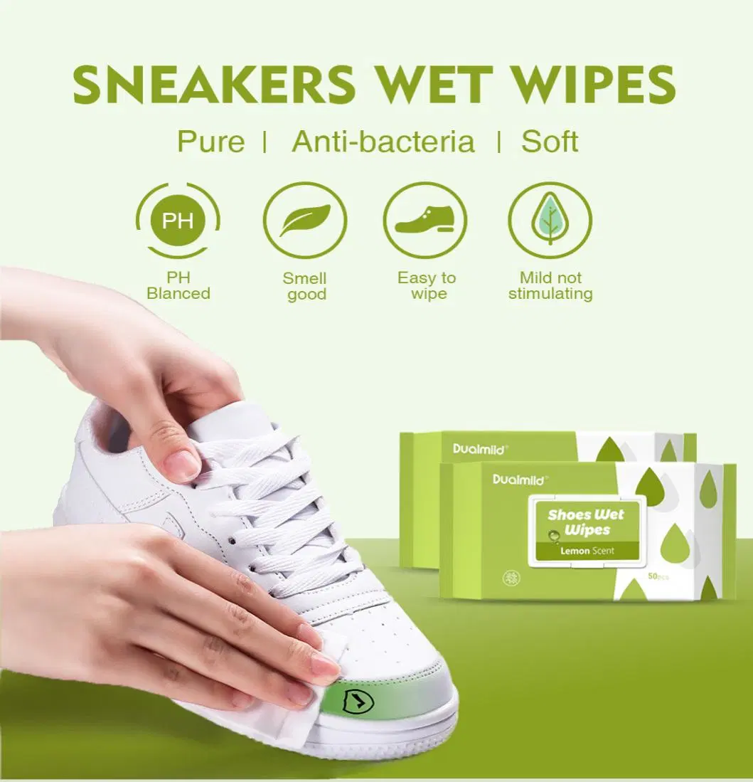 Sapatilhas de basquetebol Jordan Adidas Yeezy Private Label Custom Cleaning Sneaker Toalhetes húmidos para limpeza de sapatos