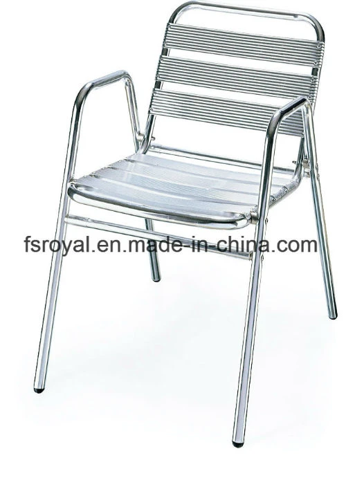 Lightweight Aluminium Dining Chair Set Modern Restaurant Furniture