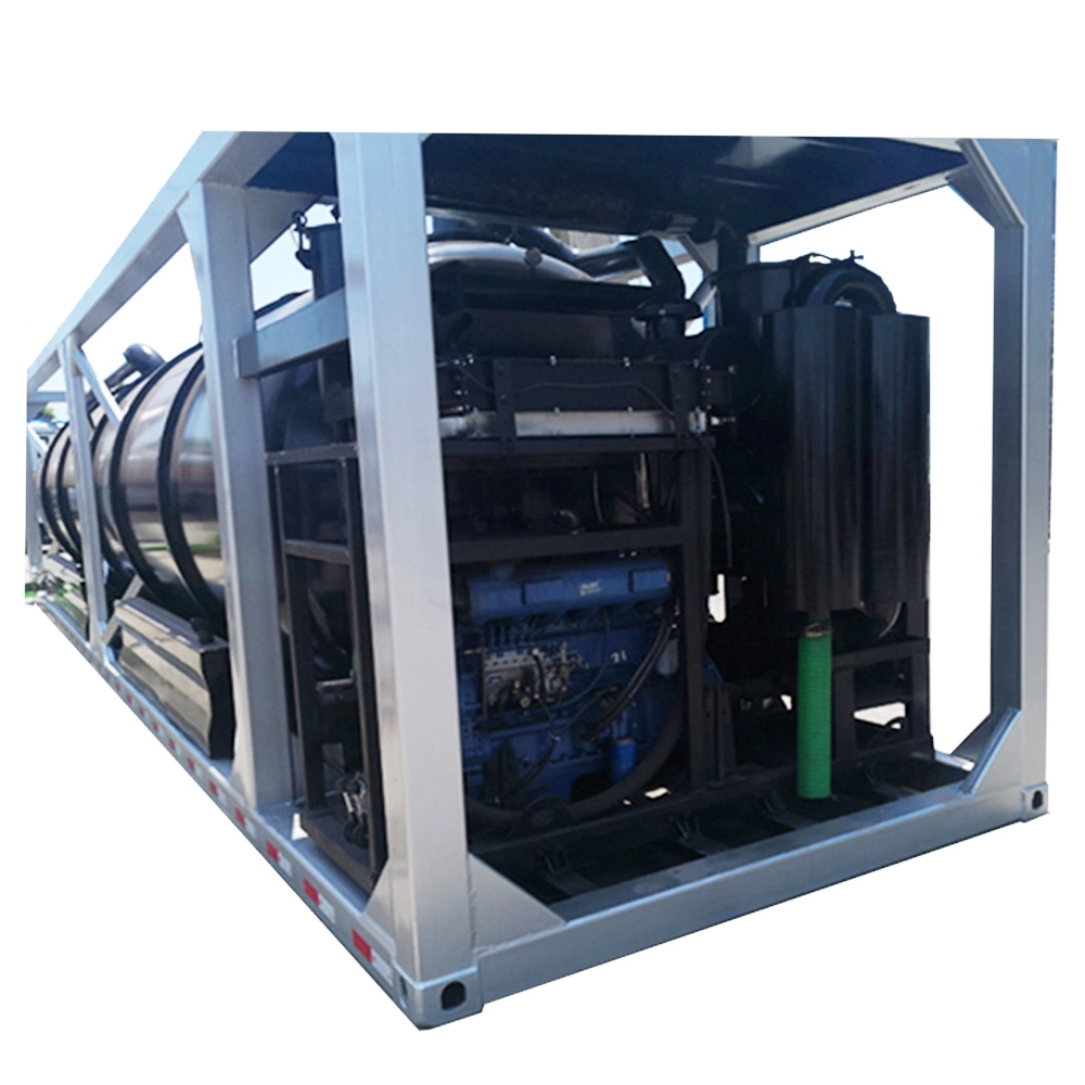 Chinese Manufacturer Customized 36cbm Vacuum Suction Tank Container ISO Tank for Sale