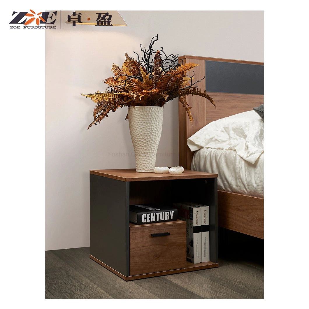 Chinese Wholesale/Supplier Furniture Modern Wooden Double Bedroom Set