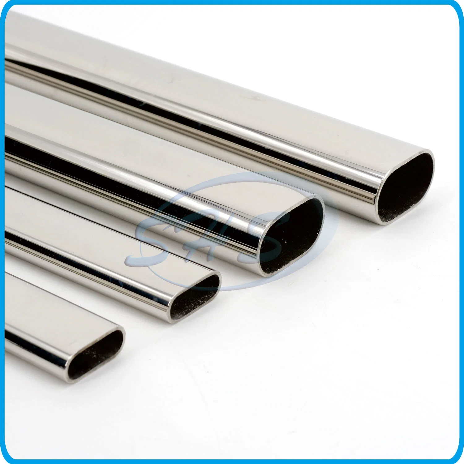 Stainless Steel Oval Pipes (Tubes) as Auto Fittings