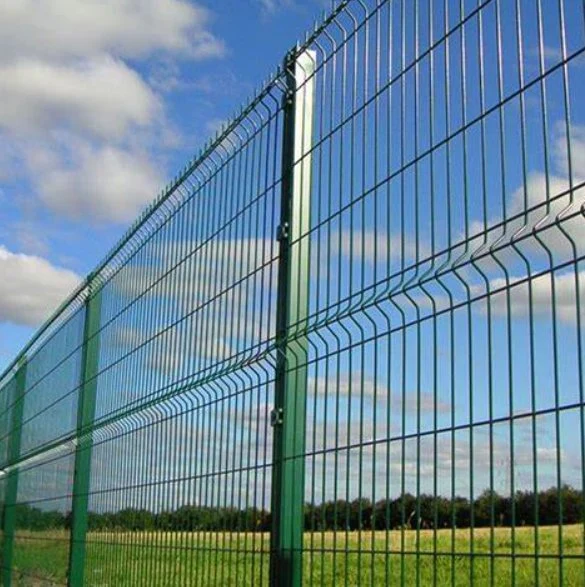 3D Curved Wire Fence/3D Curved Wire Mesh Fencing/3D V Fold Fence/3D Curvy Welded Wire Mesh