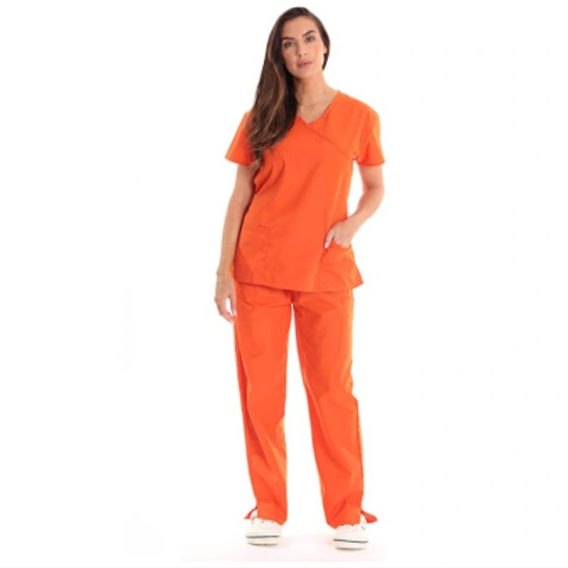 Ropa de trabajo de enfermera Doctor Lab Coat Hospital Food Service Uniforms Para las mujeres