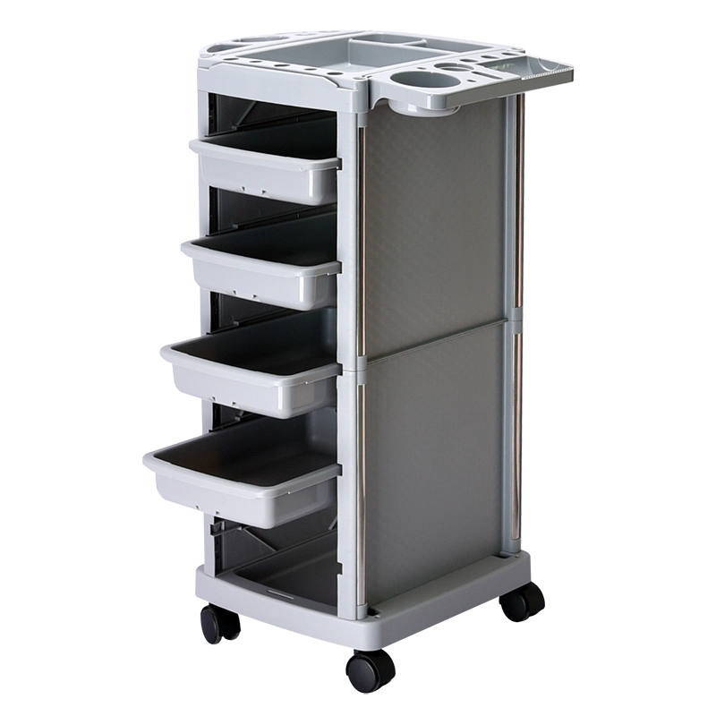 Modern Plastic Mobile Hair Salon Beauty Hairdressing Trolley