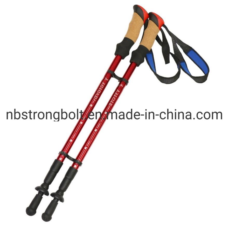 Aluminum Alpenstock Factoty Supports Customization Walking Cane Trekking Pole Manufacturer