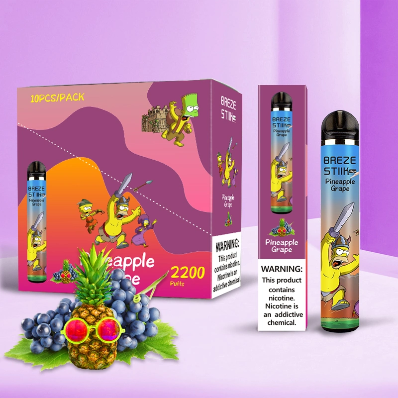 Healthy Smoking Breze Stiik Mega 2200puffs Disposable E Cigarette