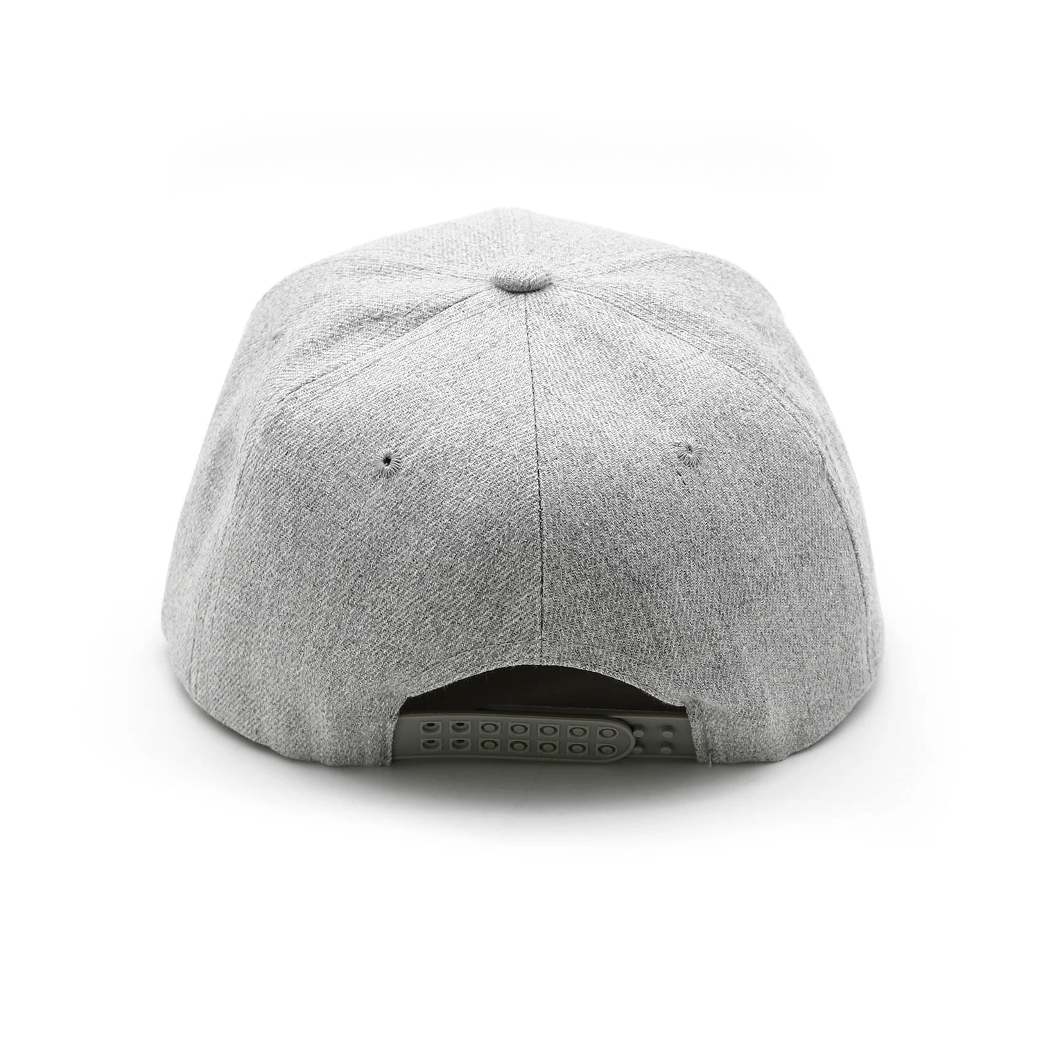 Fashion Light Heather Grey 6 Panel acrylic Blank Snapback Caps