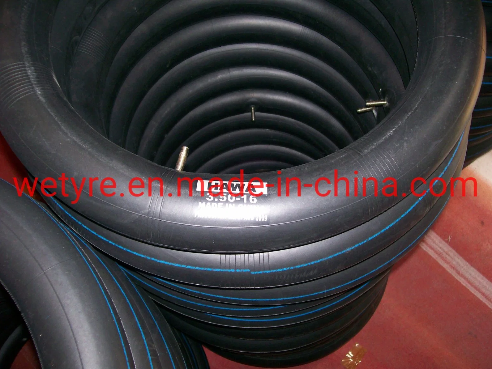 High Elogation High Tensile Strength Good Price Natural Rubber Motorcycle Inner Tube (3.50-16)