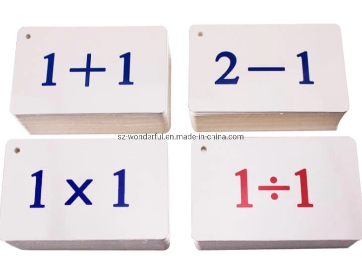 Educational Card Game Kids Board Game Numbers Flash Card Game