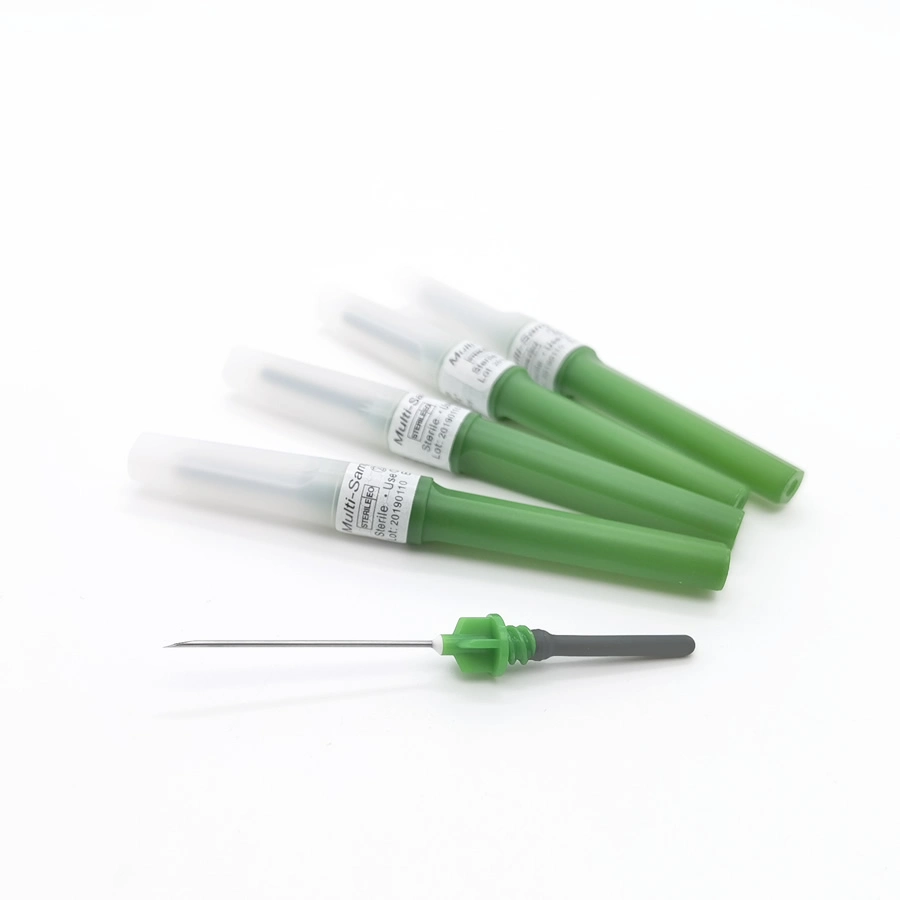 Disposable Medical Multi-Sample Needle Blue 23G for Blood Collection Tube