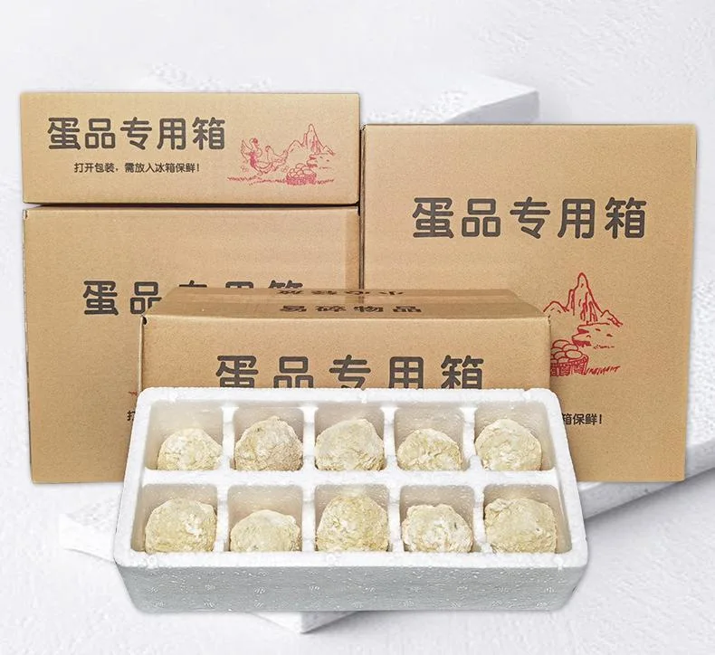 Wholesale/Supplier Bespoke Eggs Box Foldable Corrugated Packaging Boxes Carton Box for Egg Tart