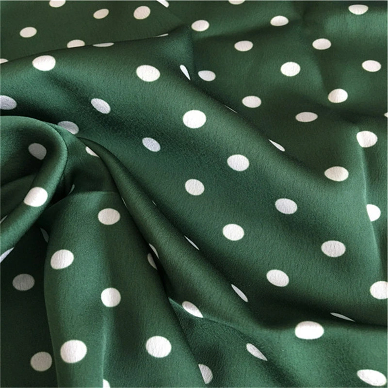 Polyester Prined Silk Charmeuse Printing Chiffon Satin Fabrics