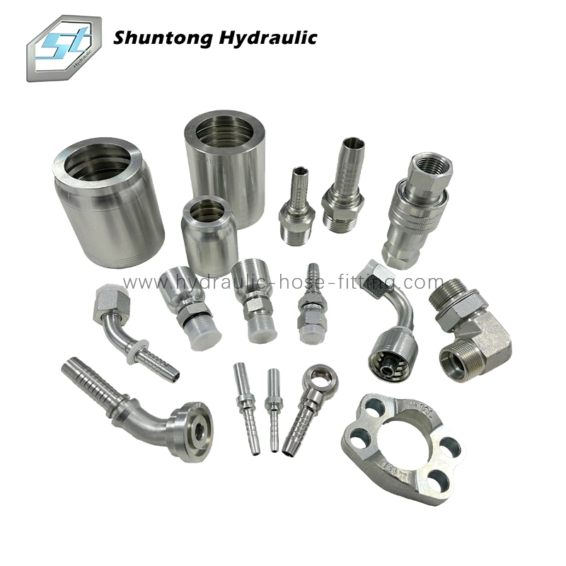 BSPT Male Hose Fitting Hydaruli Connector Hydraulic Ends Stainless Steel Coupling Pipe Fitting