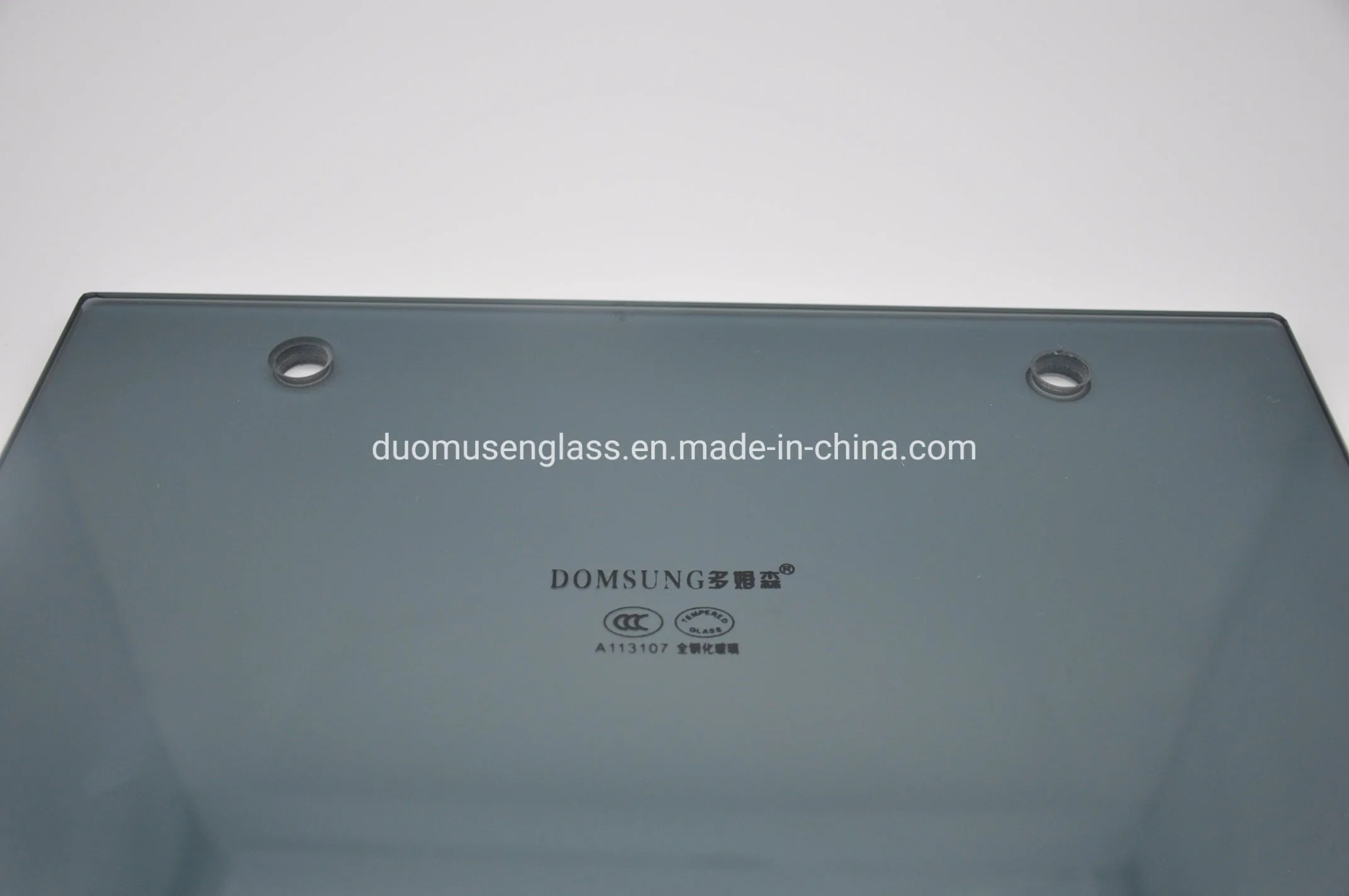 12mm Thickness Processing SGCC / Udem / En / 3c Certification Bathroom Tinted Grey Tempered Glass