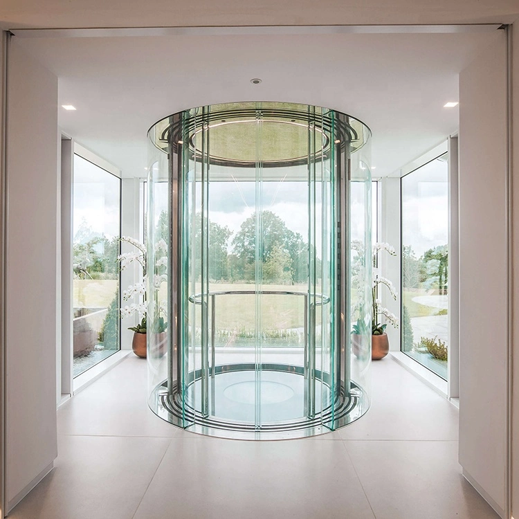 Villa Round Residential Glass Elevators, Villa Used Glass Panoramic Elevator