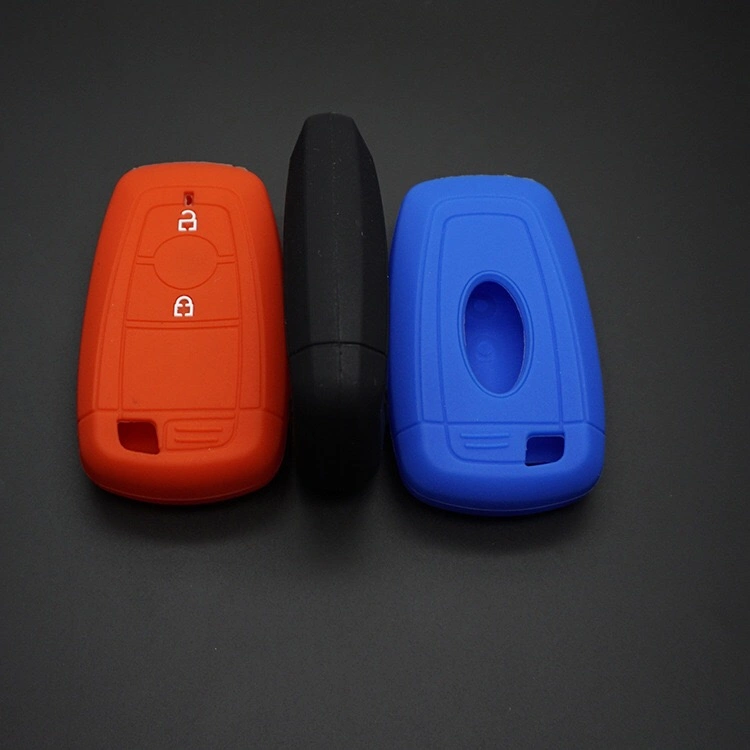 Colorful Silicone Car Key Case for Ford 2 Buttons