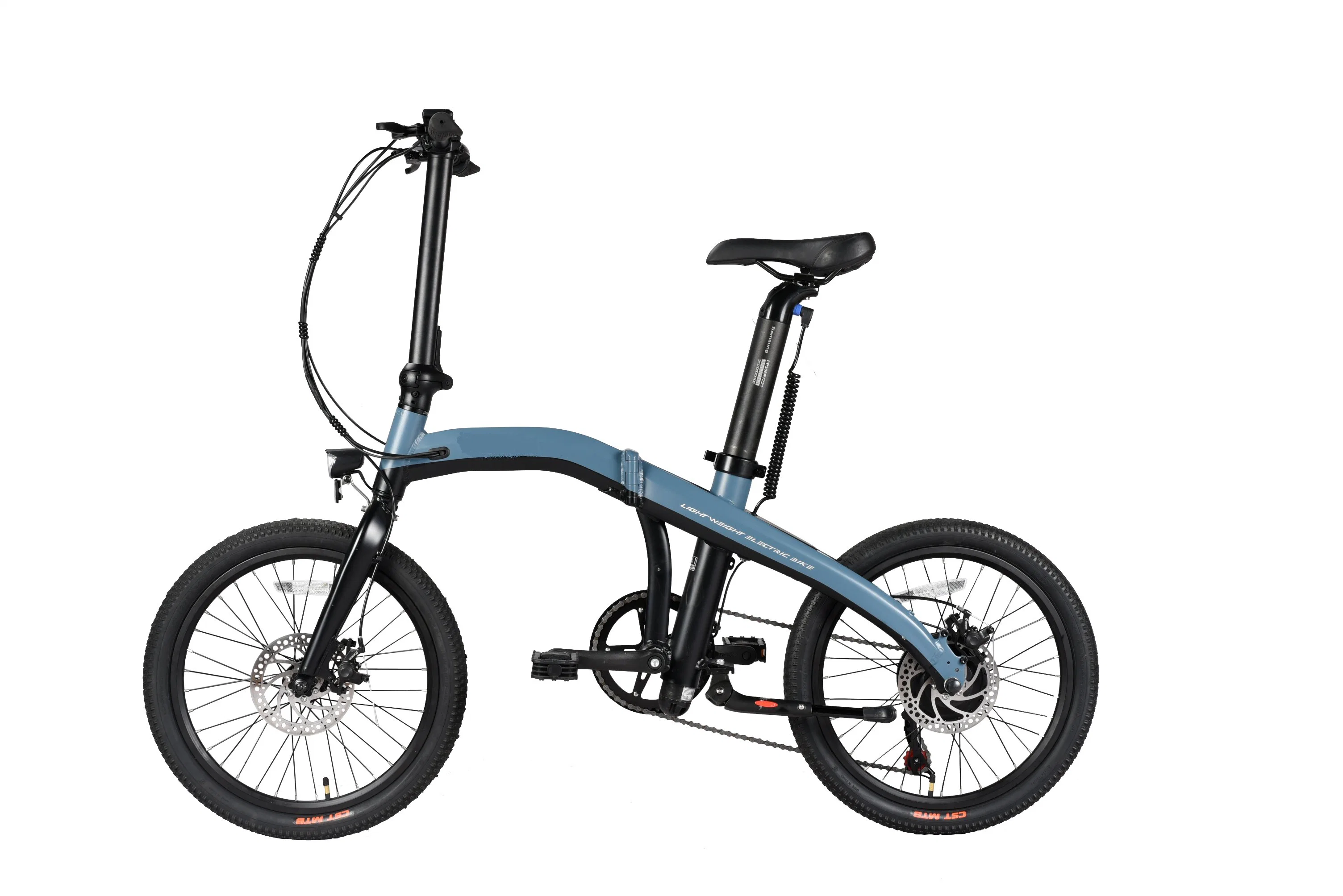 Женский 20-дюймовый легкий складной электрический городской велосипед Mountian велосипед Электрический велосипед для автомобиля с двигателем мощностью 250 Вт.