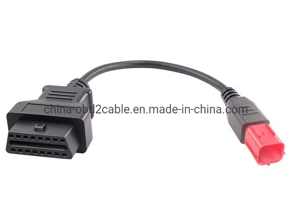 6 pines estándar Euro V MOTO MOTOCICLETA Cable Adaptador estándar 6P de la herramienta de escáner para Moto