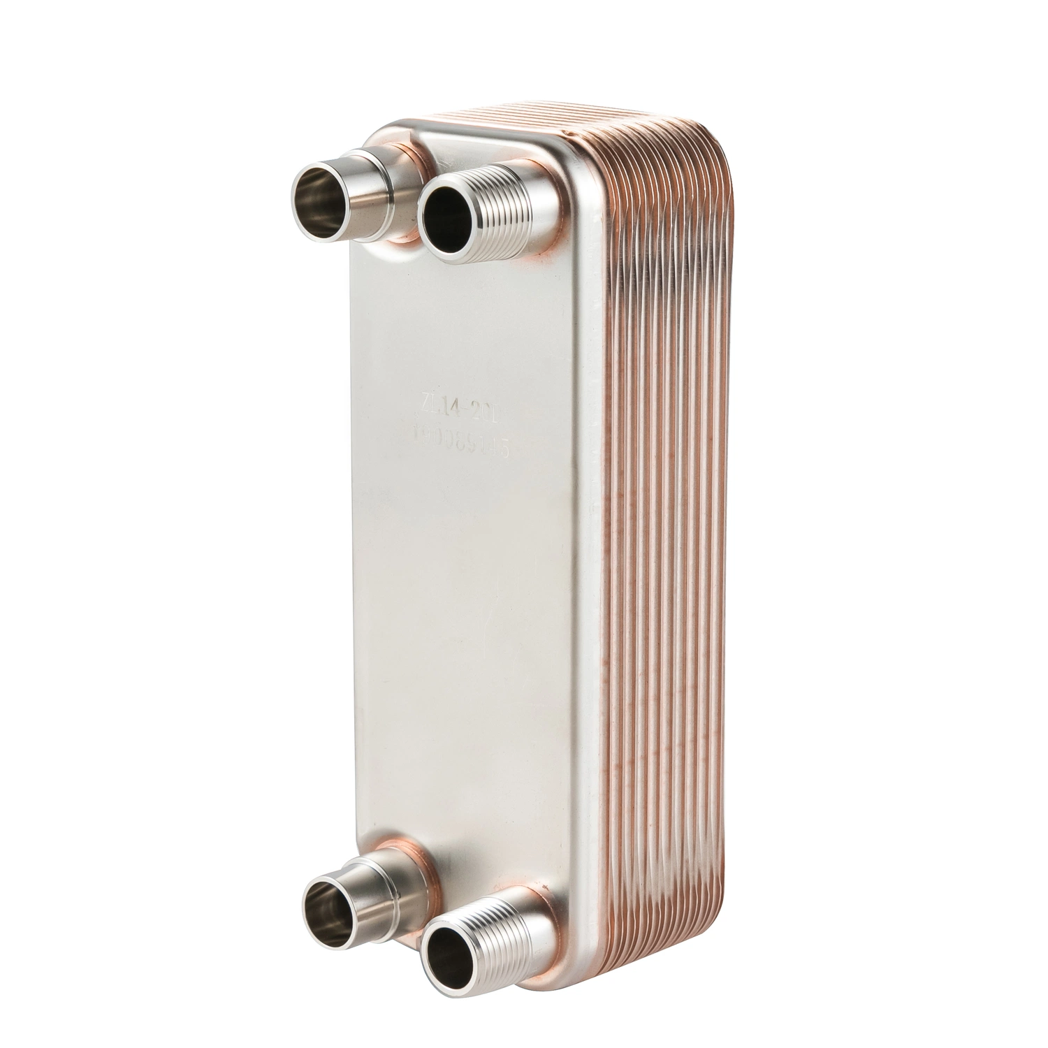 Fusion-Bonded Series (ZL-R series) 100% Stainless Steel Brazed Heat Exchanger Applied in Food Grade Required Industries