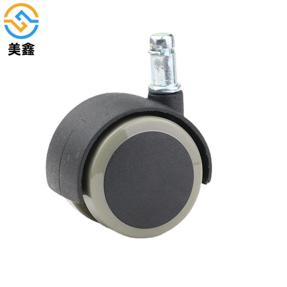 Nylon Material Office Chair Wheel Furniture Casters with Brake Caster Wheels