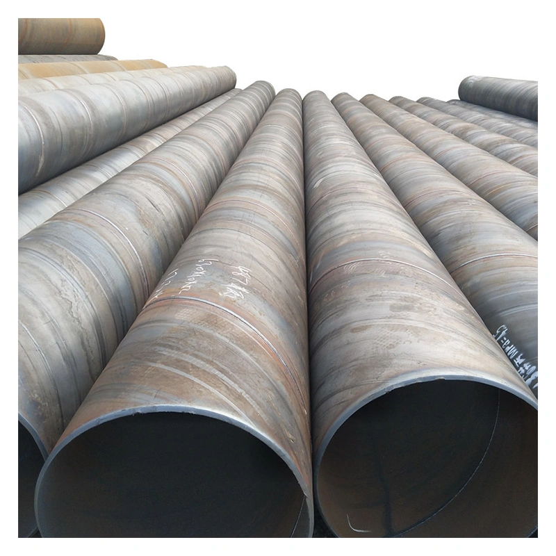 ASTM A36 A53 A106 LSAW SSAW Sawl ERW Large Diameter Sch 40 Carbon Steel Spiral Welded Tube Pipe Galvanized Helical Steel Pipe API5l Material