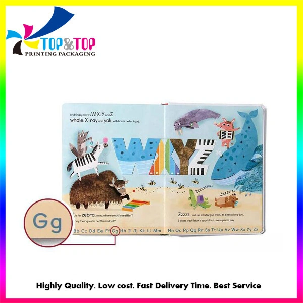 Eco Friendly Recycle Paper Cheap Wholesale/Supplier Custom Printing Colouring Hardcover Comic Children Board Book