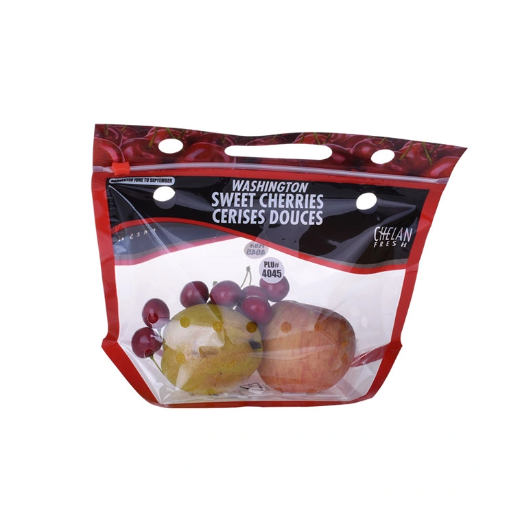 Self Seal Zipper Plastic Retail Packaging for Grape Bags