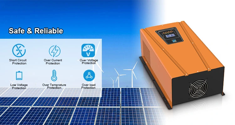 RS RP Series Toroidal Inverter 3kw 48V Pure Sin Dry Contact Communication Port 3000W Pure Sine Wave Inverter Charger