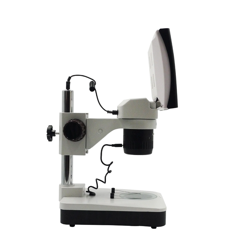A36.1309 Hot Sale LCD Digital Stereo Microscope with 8.0" High Resolution LCD Screen and Built-in Digital Camera