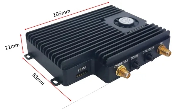 Caméra de protection incendie vidéo et données module de transmission en temps réel fabricant Relais radio-WiFi UAV Wave FPV