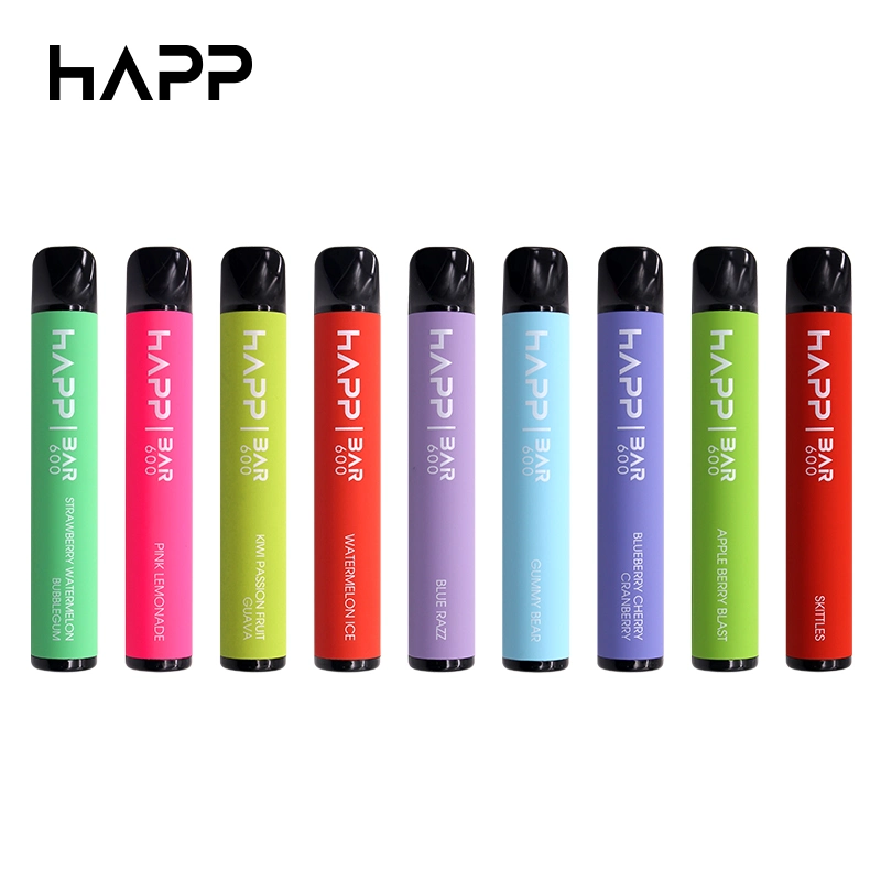 Europe Wholesale 2% Electronic Pod Pen 600 Puff Disposable Vape