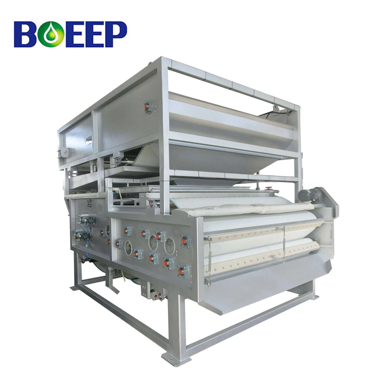 Belt Press Waste Sludge Removal Dehydration Equipment in Water Treatment