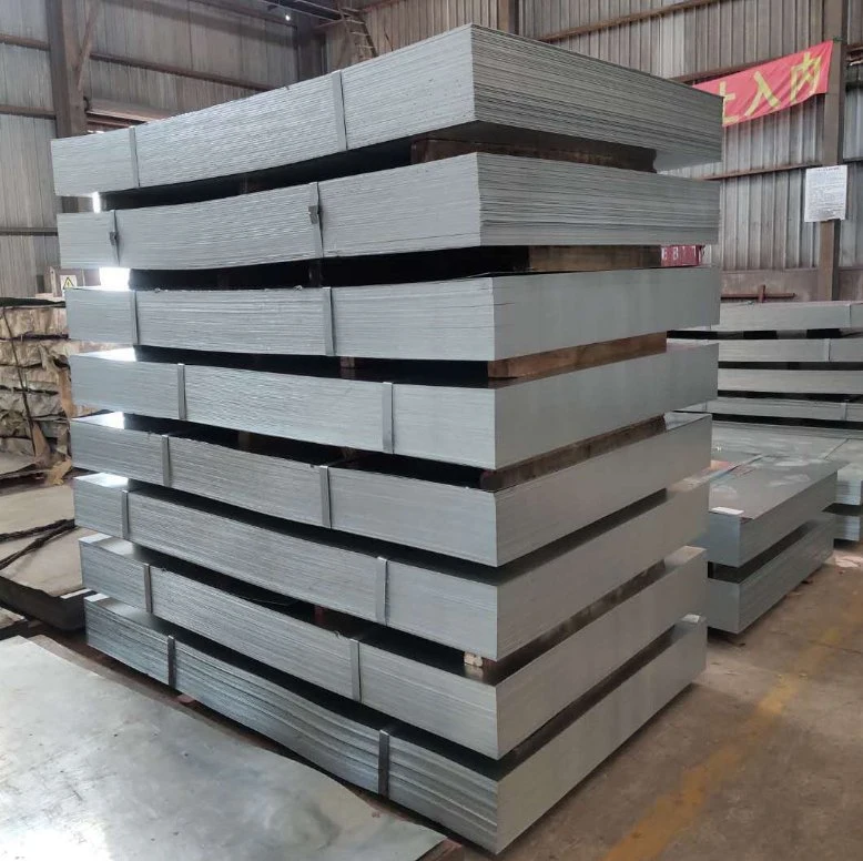 0.25-0.95 mm Galvanized Steel Plate/Sheet with Spangle Hot Dipped Zinc Coated Gi SGCC CGCC Dx51d Dx52D Dx53D Dx54D Z275 for Building Materials