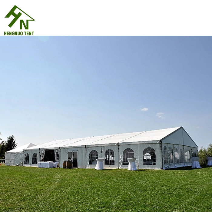 Personalizar la boda carpa carpa permanente con la Iglesia ventanas claras