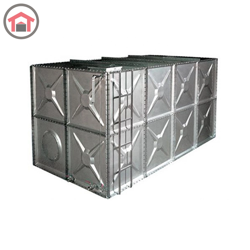 Fabricante de sección Modular Popular Venta de instrumentos de recogida de aguas pluviales galvanizadas galvanizado Tanques Contenedores de agua