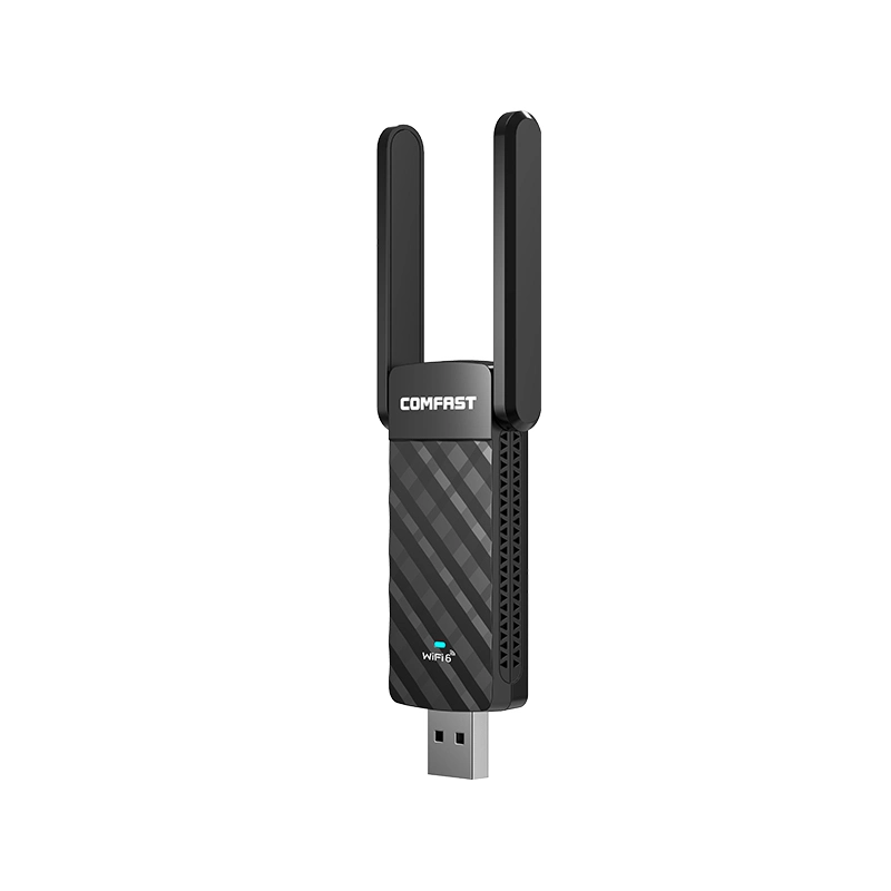 Comercio al por mayor Comfast Dual-Band 5g el ordenador de sobremesa 1800m de la tarjeta de red USB Wireless E-sports Juego de Tarjeta de red WiFi6 CF-952AX