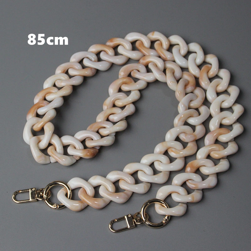 Wholesale/Supplier Plastic Acrylic Purse Chains Handbag Straps Resin Chain Straps for Bag Handles