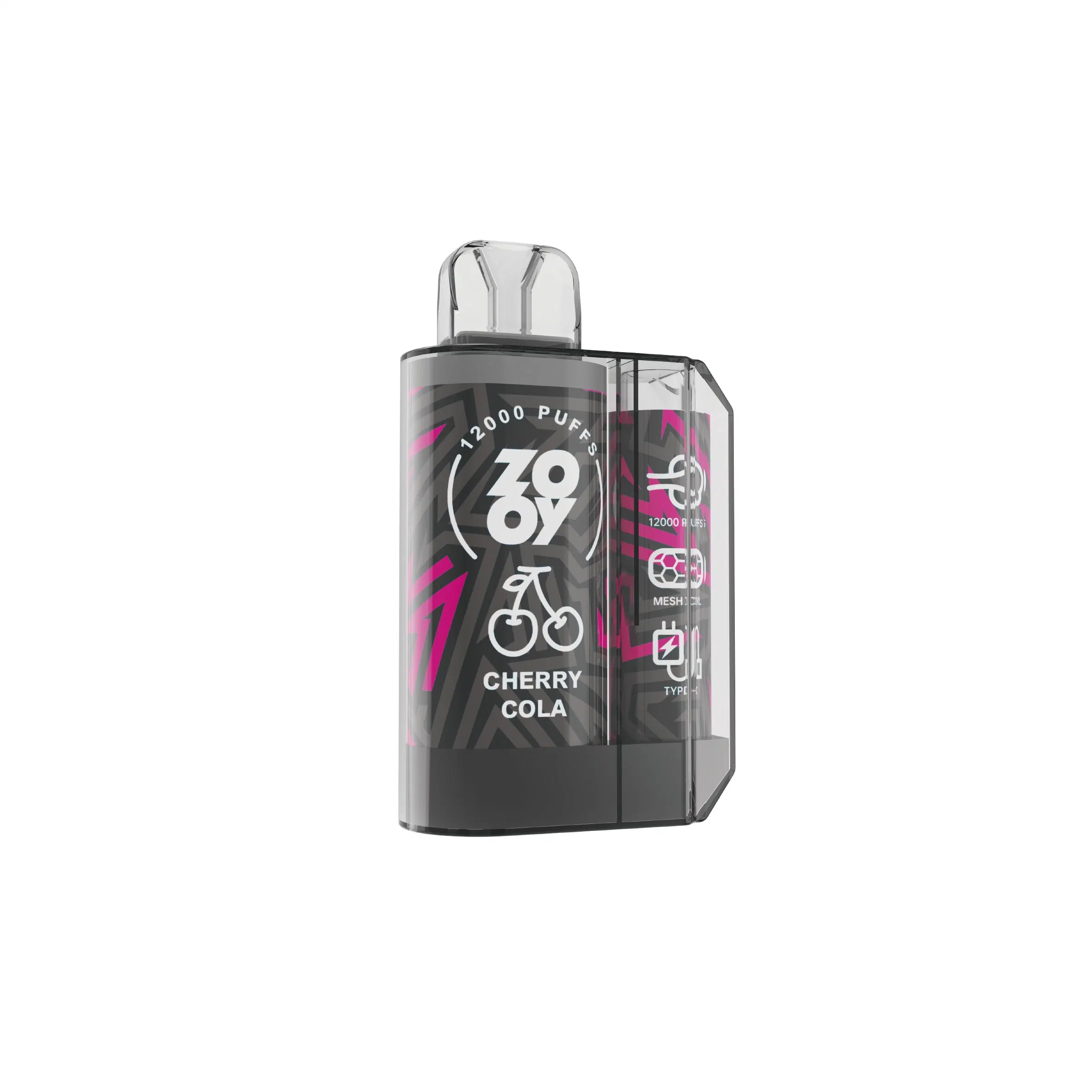 Spot Neue Produkte Zooy Mega Puff 12000 Einweg E Zigarette 12K Druckstöße mit 650mAh wiederaufladbaren Akkus 26ml vorgefüllte Kartensäger Bang Box 12000 50mg einmal