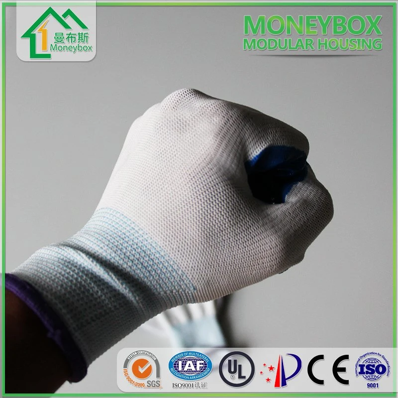 La mano de obra de construcción de tejidos resistentes al calor de la seguridad de agarre la mano el trabajo Non-Slip guantes